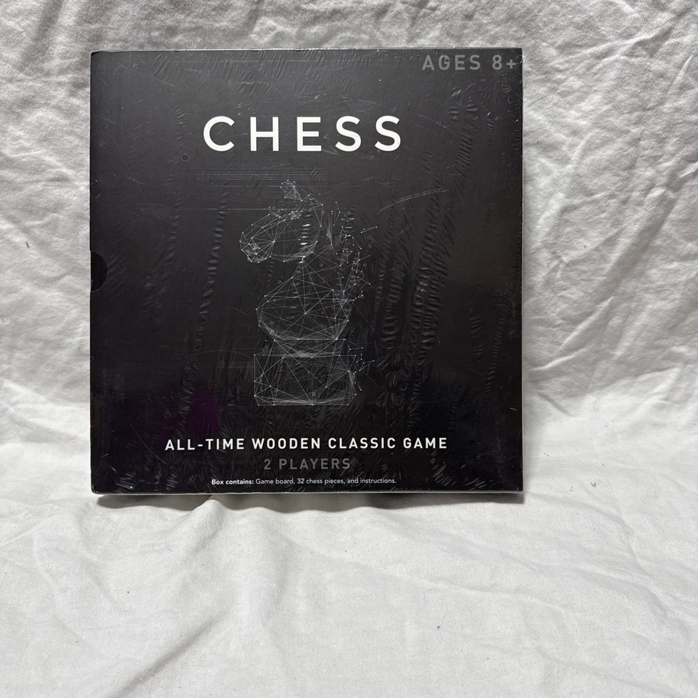 *BRAND NEW* RMS International CHESS All-Time Wooden Classic Game NEW SEALED!